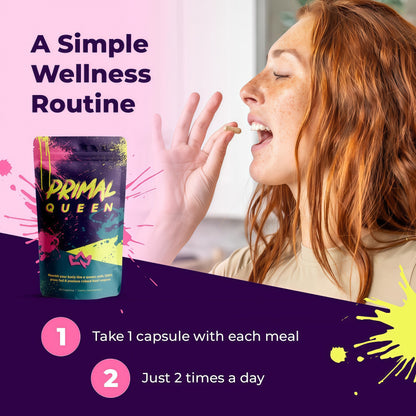 Click to see full view Primal Queen Female-Optimized Beef Organ Superfood Supplement (Beef Liver, Kidney, Heart, & 3 More) - 100% Grass Fed, Pasture Raised - 3rd Party & Clinically Tested